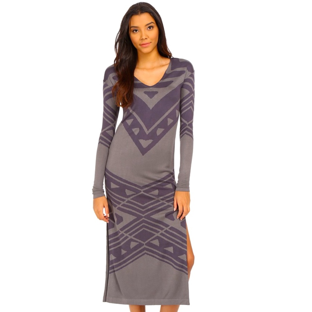 Free People - Patterned Bauhaus Swit Dress (Storm/Navy Combo) Women’s Dress